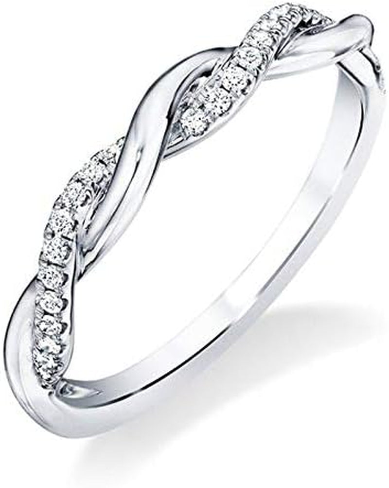 Sterling Silver Center 1Ct Three Stone Princess Cut Moissanite Engagement Wedding Anniversary Promise Ring Bridal Set 2 Pieces Engagement Rings for Women Moissanite Wedding Band Bridal Set (Available in Size 6, 7, 8, 9)